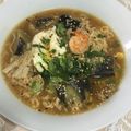 ルイージン's cooksnap of when they made 黒酢ごまサンラータンメン.