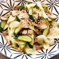 あーこ姐's cooksnap of when they made レタスときゅうり炒め☘️塩昆布で味付簡単.