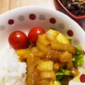 あたむ❤189's cooksnap of when they made 鶏と新玉のカレー照り焼き♪.