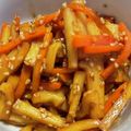 ☆ぽぷり☆'s cooksnap of when they made 筍きんぴらで硬い部分の大量消費♪.