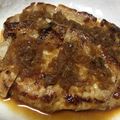 amileamila's cooksnap of when they made モテる！玉ねぎソースの甘辛豚ソテー.