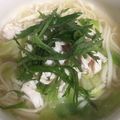 かんじきんぐ's cooksnap of when they made 鶏ガラスープの素で作る簡単フォー風うどん.