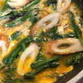ｓｒｋ's cooksnap of when they made ほうれん草とちくわの卵とじ.