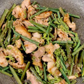 気ままなひつじ's cooksnap of when they made サッと炒めて簡単【豚とわらびの塩マヨ炒め.