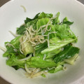 ポチ君のまま's cooksnap of when they made レタスの外側の葉としらすのごま油炒め.
