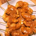 クッククッキリ's cooksnap of when they made タイ風チキンサテ♪ピーナッツソース♪.
