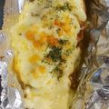 とろけい's cooksnap of when they made アブラカレイのカレーマヨチーズ焼き.