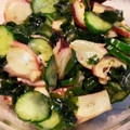hanaの備忘録's cooksnap of when they made ✽定番副菜♡たこと胡瓜とわかめの酢の物.