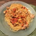 ronrieko's cooksnap of when they made バジル香る♪ご馳走チキントマトパスタ.