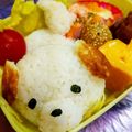 たにたーに's cooksnap of when they made キャラ弁☆しっぽフリフリわんちゃん☆.