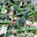 ぱんだねーさん's cooksnap of when they made ほうれん草ゆで卵鰹節のマヨネーズ和え.