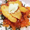 ﾋﾟﾛﾐ♡'s cooksnap of when they made ウニとイクラのコラボ丼.