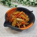 Satoco❋'s cooksnap of when they made 春の香り♪ウドと人参の甘辛きんぴら☆.