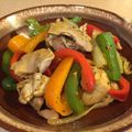 JackFruits's cooksnap of when they made メキシカンチキンファヒータfajitas.