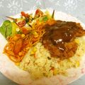 龍青空ママ's cooksnap of when they made 長崎名物♪～トルコライス～.