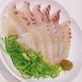 ゆにこーん☆'s cooksnap of when they made めんどくさがり屋の鯛の刺身柚子胡椒ポン酢.