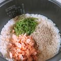 ☆あお0429☆'s cooksnap of when they made 鮭と大葉香る楽ちん炊き込みご飯♡.