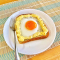 komutatata's cooksnap of when they made マヨネーズエッグトースト！簡単！.