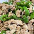 1065386's cooksnap of when they made ピーマンと豚肉の炒め物.