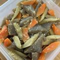 ⑤児の母's cooksnap of when they made ごぼうとこんにゃくのニンニク味噌炒め.