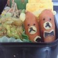 ☆あやとママ☆'s cooksnap of when they made くまさんウインナぁ〜　＊キャラ弁＊.