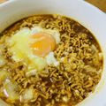 旬すけ's cooksnap of when they made カレーラーメンbyチキンラーメン.