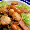 よしよしのキッチン☆'s cooksnap of when they made ベビーホタテとキャベツのバター醤油炒め.