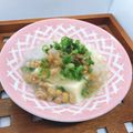 まこさんど's cooksnap of when they made 簡単☆たまご豆腐に、大根おろし&納豆♪.