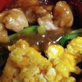 kobutacamp's cooksnap of when they made 焼き鳥の三色丼.
