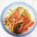 めいめい☆☆☆'s cooksnap of when they made 魚肉ソーセージと余り野菜の炒めもの.