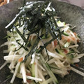 aloha0406's cooksnap of when they made 梅海苔和風大根サラダ.