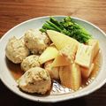 ハチワレねこ's cooksnap of when they made 春❀たけのこと鶏だんごの煮物.