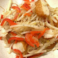 ウマナミ's cooksnap of when they made 簡単☆さつま揚げともやしの酢醤油炒め.