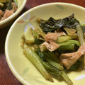 papikun's cooksnap of when they made 小松菜と油揚げの煮浸し.