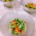 オウジリリノエ's cooksnap of when they made すぐできる！キャベツときゅうりの酢の物.