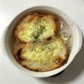 クック9HXSHY☆'s cooksnap of when they made 簡単白だしオニオングラタンスープ.