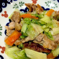 minaa5's cooksnap of when they made 豚肉とロメインレタスの中華炒め.