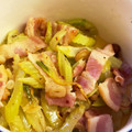 gogofufu's cooksnap of when they made 簡単おつまみ♪セロリとベーコンの中華炒め.