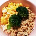 新米まま♪'s cooksnap of when they made 電子レンジで簡単♪とりそぼろ.