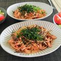 かなぽん☆☆'s cooksnap of when they made わさびバター風味＊明太子としめじのパスタ.