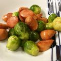ベティ３'s cooksnap of when they made お酒がすすむ！芽キャベツのペペロンチーノ.