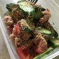 たろすけちゃん's cooksnap of when they made トマトときゅうりとツナの和え物.