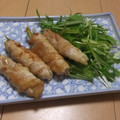 きらり流れ星's cooksnap of when they made プレ農家めし◆みょうがの豚肉巻き焼き.