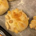がぁ◎'s cooksnap of when they made HBで★簡単ふわふわ♪アンパンマン♪パン.