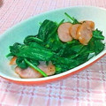 つつくみ's cooksnap of when they made 超簡単☆ほうれん草とソーセージの炒め物.