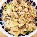 ajun0219's cooksnap of when they made 【下味冷凍】豚こまと白菜の焼肉丼.