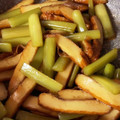 nekonain's cooksnap of when they made 春の味☆うどとさつま揚げの炒め煮.