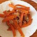 クックIK4DS8☆'s cooksnap of when they made にんじんしりしり『きのう何食べ』#100.