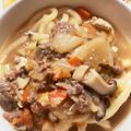 ぽんでらいおん916's cooksnap of when they made 豚挽肉ともやし・白菜の煮込みうどん味噌味.
