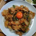 noaさん's cooksnap of when they made 豚キムチ丼.
